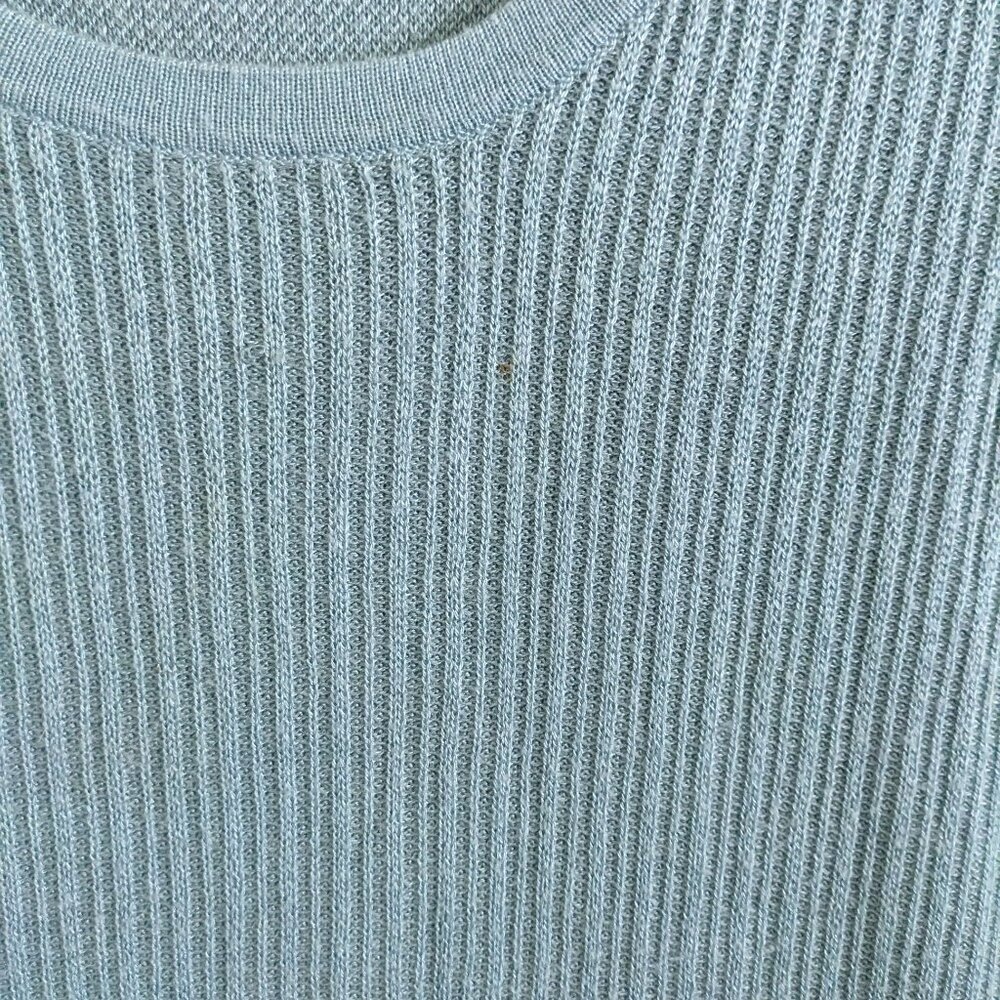 Soft Surroundings Women's Aqua Long Sleeve Sweater Medium - Picture 7 of 7
